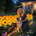 Solar Sunflower Lights 6 Pack - Image 3
