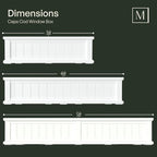 Mayne Cape Cod 4ft Window Box - Image 8