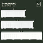 Mayne Cape Cod 3ft Window Box - Image 8