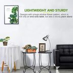 Fashion&cool Outdoor Side Tables, 2 Pack Patio Side Table, Weather Resistant - Image 7