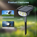 Solar Spot Lights Outdoor IP68 Waterproof, Ultra-Bright Performance，Simple Modes - Image 3