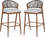 Christopher Knight Home Hearth 30.25" Patio Barstools Set of 2, Woven Wicker - Image 5