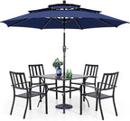 PHI VILLA 5 Piece Outdoor Dining Set by PHIVILLAThepioneerofcomfortablehouseholdsupplies