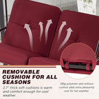 AECOJOY 2-Seat Outdoor Patio Swing Chair - Image 6