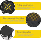 HASIKA Collapsible Stool Foot Rest 2 Pack Folding Stool Portable Outdoor - Image 7
