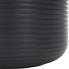 SAFAVIEH Outdoor Collection Nardo Black Cement Ficonstone Planter Pot - Image 5