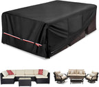 Rectangular Patio Furniture Covers, Upgraded 600D Heavy Duty Outdoor Furniture by Rileytee