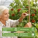 FEED GARDEN 120Pcs Plant Clips for Climbing Plants-Tomato, Grape & Vegetable - Image 5