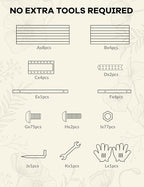 GarveeLife 8x4x2 ft Galvanized Raised Garden Bed, Rust-Resistant Raised Garden - Image 7