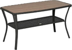 Outsunny PE Rattan Outdoor Coffee Table by Outsunny