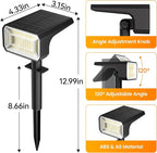 Fabrito Solar Spot Lights Outdoor 10 Pack, Auto On/Off Spotlights, IP67 - Image 8