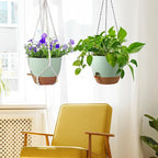 10 inch Self Watering Hanging Planters - Image 7