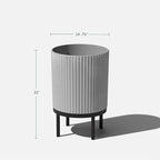 Veradek Demi Series Round Planter w/ Stand - Image 3