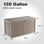 ROJIK Outdoor Storage Housing Deck Box - Image 2