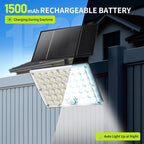 184 LED Solar Lights Outdoor, Waterproof Solar Motion Sensor Flood Lights - Image 6
