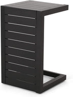 Christopher Knight Home Jesse Coral Outdoor Modern Aluminum C-Shaped End Table by ChristopherKnightHome