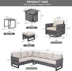 Belord Patio Sectional Furniture Set - Image 3