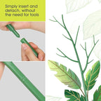 6 Pack Plant Support Stakes for Indoor Plants, 27.56 Inch Twig Plant Sticks - Image 6