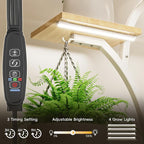Plant Stand Indoor with 4 Grow Lights - Image 4