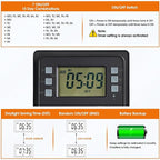SURAIELEC Outdoor Power Stake, 7-Day Programmable Digital Timer, Power Strip - Image 3