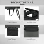 Outsunny Folding Chaise Lounge - Image 5