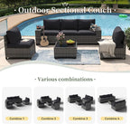 Aoxun 6 Piece Patio Furniture Set - Image 5