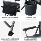 EVER ADVANCED Oversized Folding Camping Chair, - Image 7
