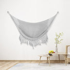 Hammock Chair，Max 330lbs, Large Hanging Chair, Soft Cotton Rope Swing Chair - Image 6