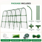 Cucumber Trellis for Raised Bed, U-Shape Garden Arch Metal Support for Climbing - Image 6