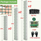 60"/40"/24" Metal Moss Pole, D Shape Sphagnum Moss Pole, Moss Poles - Image 7