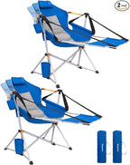 KingCamp Hammock Chair with Footrest – Heavy Duty Swinging Rocking Camping by KingCamp