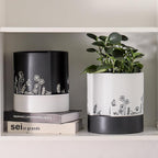 Nihow Self Watering Plant Pot: 8 Inch Ceramic Planter - Image 7