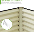 Best Choice Products 6x3x2ft Outdoor Metal Raised Garden Bed, Deep Root Box - Image 5