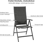 Kozyard Coolmen 2-Pack Outdoor Patio Dining Chair Set - Image 3