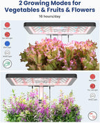 iDOO Hydroponics Growing System Kit 12Pods, Indoor Herb Garden System, - Image 4