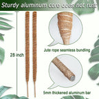 2 Pack Moss Pole, 28 Inch Bendable Moss Pole - Image 2