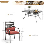 Sophia and William Patio Dining Set - Image 6