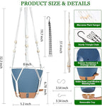 Hanging Planters for Indoor Plants 8 Inch, 2 Pack Hanging Baskets for Plants - Image 3