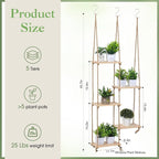 Novabright Window Hanging Plant Shelf - Image 2