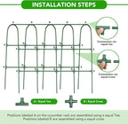 Cucumber Trellis for Raised Bed, U-Shape Garden Trellis for Climbing Plants - Image 6