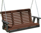 Poly Lumber Wood 5FT Porch Swing Amish Craftsmandship Made in USA HDPE by Unknown