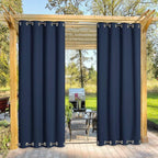 NICETOWN Outdoor Curtain for Patio Waterproof Extra Long 108", Windproof by NICETOWN