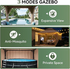 Aoxun 10x10 Outdoor Gazebo - Image 6