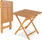 IDZO Legolas FSC Acacia Wooden Folding Table, Heavy Duty 270lbs Capacity - Image 3