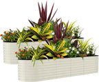 Garvee 2 Pack Galvanized Raised Garden Beds by Garvee