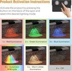 8-Pack Multi-Color Solar Spotlights - Image 3