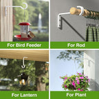 6 Inch 2 Pack Heavy Duty Outdoor Plant Hangers - Image 2