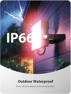 Onforu LED Flood Light Outdoor, 150W Color Changing RGBW Floodlight - Image 7
