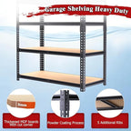 Heavy Duty Garage Shelving, 5-Tier Metal Storage Shelves, 2400LBS Shelving Unit - Image 5