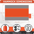 Camping Hammock Lightweight, Portable Hammocks Parachute Hammock - Image 2